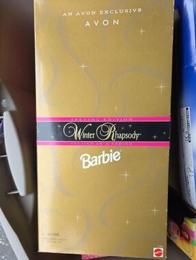 Mattel Barbie Winter Rhapsody Special Edition - Gold with Pink Accent